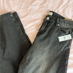 PacSun Charcoal Denim Baggy Low-Rise Jeans